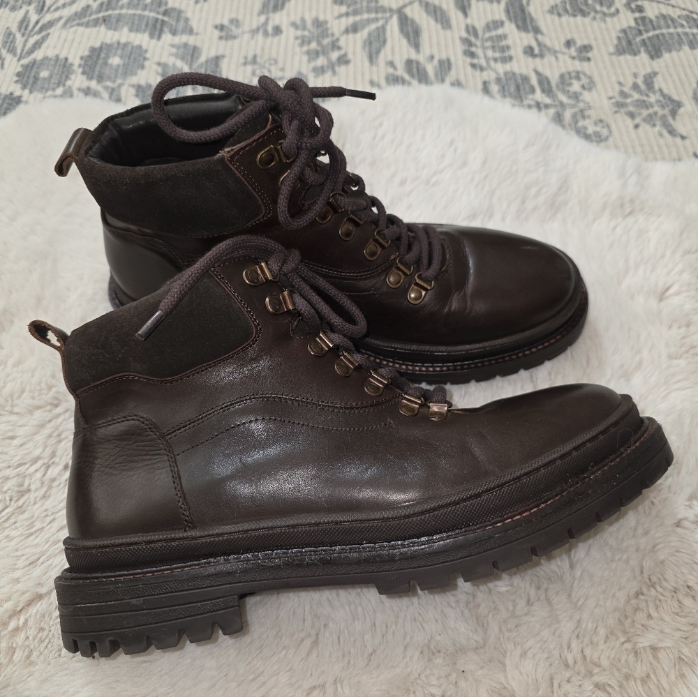 Vintage Foundry Brynn Boots Brown Leather Mens 11